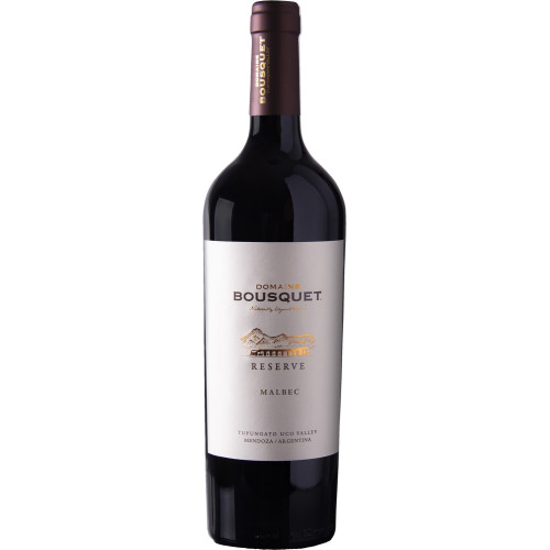 DOMAINE BOUSQUET - БИО ЧЕРВЕНО ВИНО RESERVA MALBEC 2019 - 750 ml